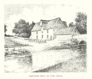 Langham Mill on the Stour by Duncan Moul