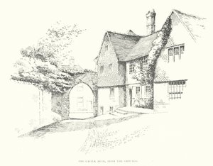 The Castle Arch, from the grounds
