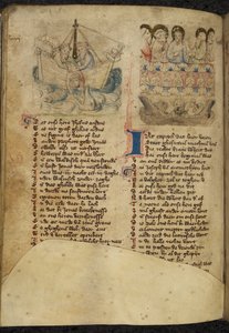 Jonah and the Whale, from Spiegel van der Menschen Behoudenisse (translation of the Speculum Humanae Salvationis) by Dutch School