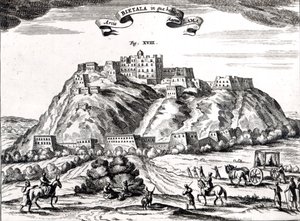 Bietala, Fortress of Lama the Great, Kingdom of Lhassa, illustration from 