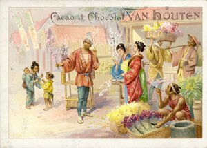 Chinese flower vendors