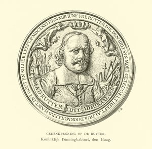 Commemorative Medal of Admiral Michiel de Ruyter by Dutch School
