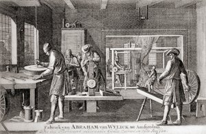 Factory of Abraham van Wylick, Amsterdam Silk Industry