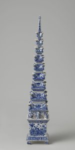 Flower pyramid, c.1710-20 by Dutch School