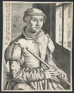 Flutist by Dutch School