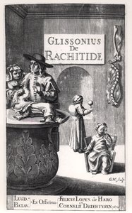 Francis Glisson (1597-1677) published in Leiden, 1671 by Dutch School