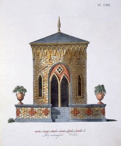 Garden decorations, from Magazine of Garden Gems by G. van Laar, published 1802 by Dutch School