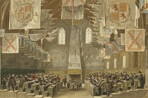 Great Hall of the Binnenhof, The Hague, Netherlands by Dutch School