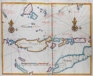 Island of Timor and surrounding area by Dutch School
