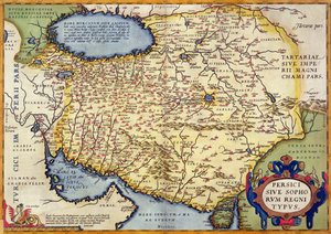Map of Persia, from the Theatrum Orbis Terrarum, pub. by Abraham Ortelius Antwerp, c.1590