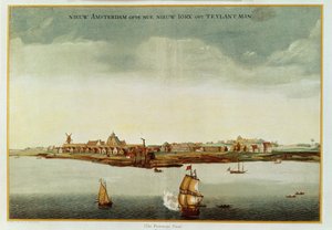 New Amsterdam, c.1650-53 (The Prototype View) used for the frontispiece to Stokes Iconography, vol.1, 1915 by Dutch School
