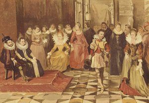 Philip William of Orange and His Wife Eleanor of Bourbon-Conde at a Ball by Dutch School