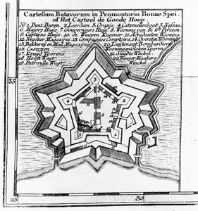 Plan of the Batavian Castle, Cape of Good Hope c.1803-1806