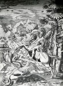 Saint George and the Dragon by Dutch School