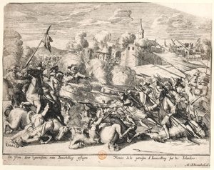 Victory of the Enniskillen Garrison Over the Irish in 1689, c.1691 by Dutch School