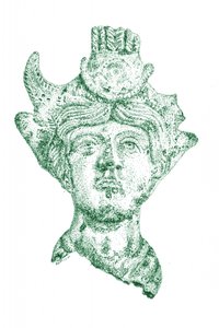 Crowned Goddess Bust by EC Mazur