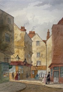 View of Cloth Fair and Middle Street, West Smithfield, City of London, 1867