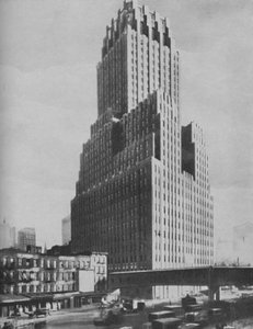 Marvels of Ancient Babylon Outclassed in Modern New York, c. 1935 by ENA