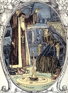 Catherine de Medicis and Cosimo Ruggieri by E. Blanche