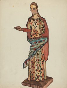Bulto (Wooden Figure of Saint) by E. Boyd