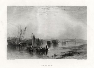 Chatham, Kent by E. Finden