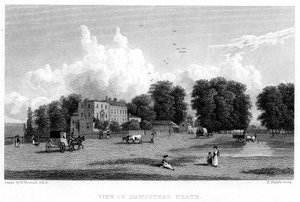 View on Hampstead Heath, London