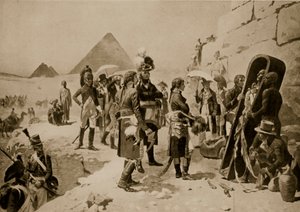 Napoleon in Egypt, illustration from 