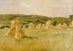 A Carmarthenshire Cornfield by E. Harold Jones