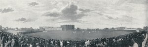 Surrey and Australians Cricket Match at Kennington Oval, c1896 by E Hawkins and Co