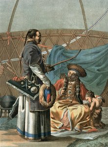 A Tartar Family, engraved by the artist