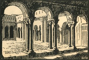 The Cloisters of the Church of St-Trophime, c1920s by E Laget