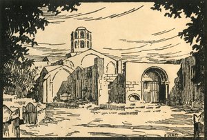 The Alyscamps and the Chapel St-Honorat by E Laget