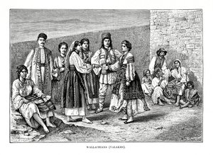 Wallachians, 1879 by Etienne Antoine Eugene Ronjat