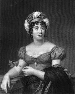 Germaine de Stael, French writer, novelist and political propagandist by E. Scriven