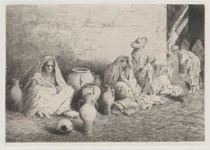 Market in Tangiers by E. Tommasi