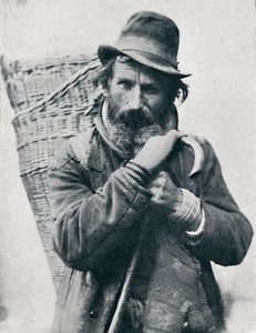 A German street hawker, Ehningen District, Wurttemberg by E Uhlenhuth