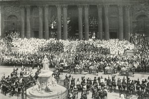 The Ceremony at St. Pauls, London by E. and S. Woodbury