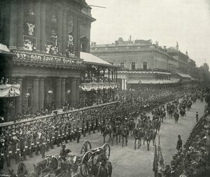 The Royal Procession: Aides-De-Camp Passing the United Service Club by E. and S. Woodbury