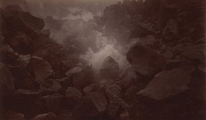 Crater of Volcano, Quetzaltenango-Guatemala by Eadweard Muybridge