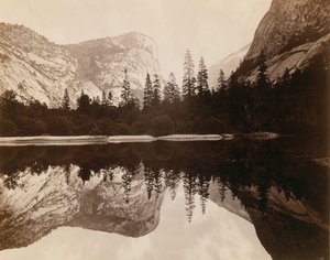 Mirror Lake, Valley of the Yosemite by Eadweard Muybridge