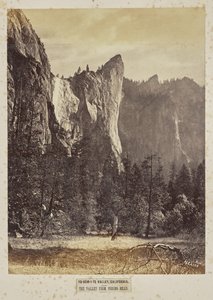Yosemite Valley, California. The Valley from Pohono Meadows by Eadweard J. Muybridge