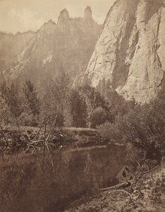 Cathedral Spires, Valley of the Yosemite by Eadweard Muybridge