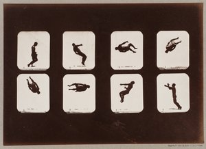 Plate 106. Athletes; Twisting Somersault by Eadweard Muybridge