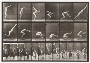 Jumping; Standing Broad Jump, 1872-1885 by Eadweard Muybridge