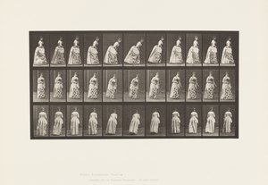 Courtseying, 1885 by Eadweard Muybridge