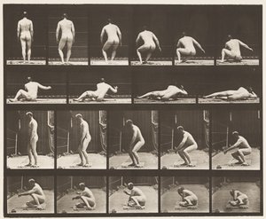 Lying on the Ground by Eadweard Muybridge