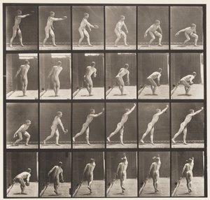 Plate 307. Throwing an Iron Disk by Eadweard Muybridge