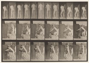 Plate 394. Turning a Crank Handle by Eadweard Muybridge