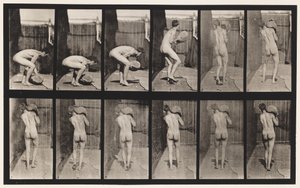 Lifting 75-lb. Stone on Shoulder by Eadweard Muybridge