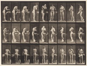 Washing, Wiping Face, and Turning by Eadweard Muybridge